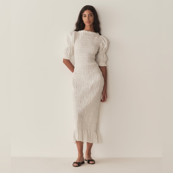 Doen Dresses & Skirts - Doen White Cotton Raquella Dress